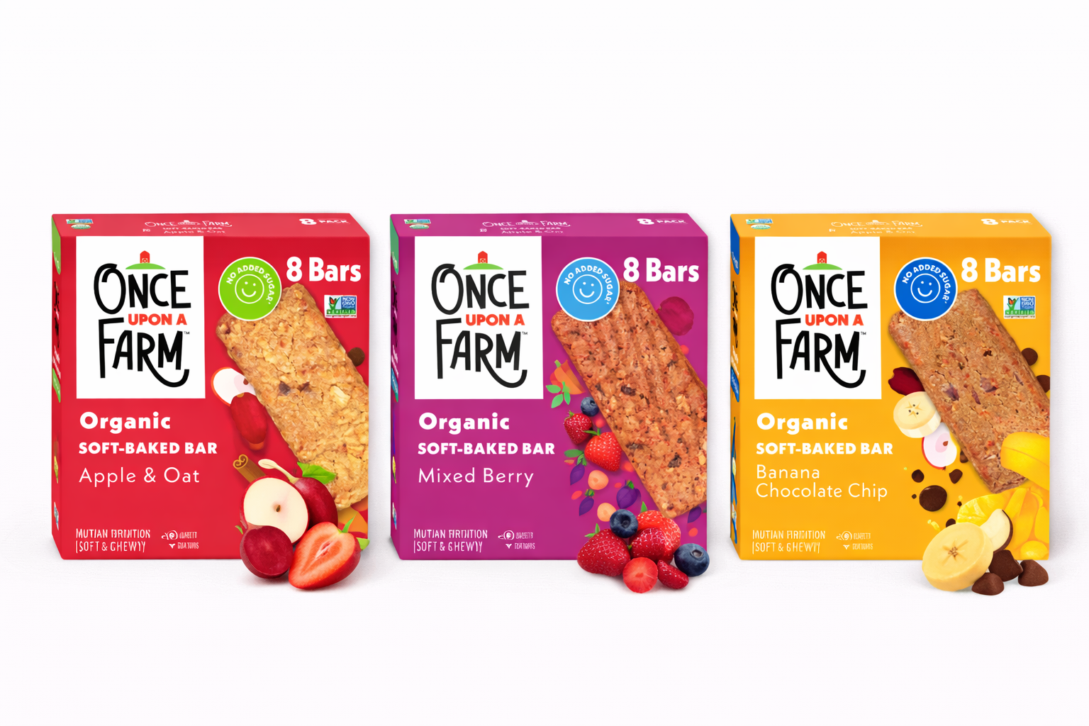 TRIO PACK ONCE UPON A FARM SOFT BAKED BARS