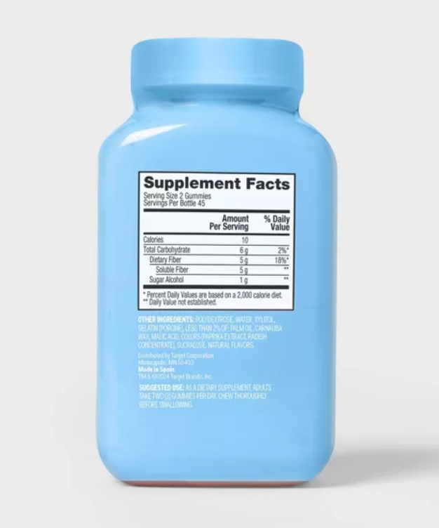 FIBER ADULT GUMMIES  - UP&UP™