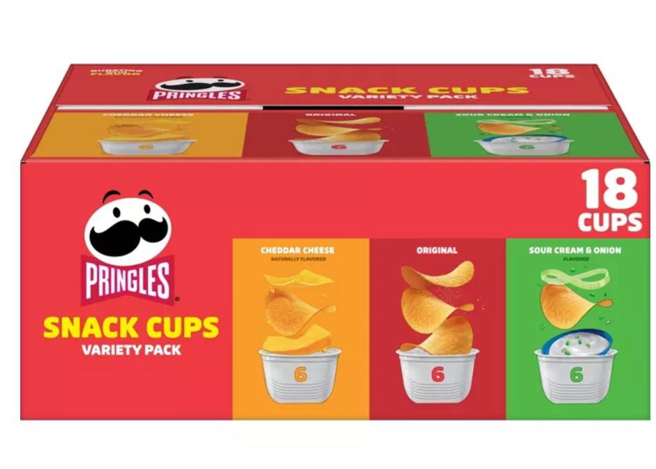 PRINGLES SNACK CUPS VARIETY