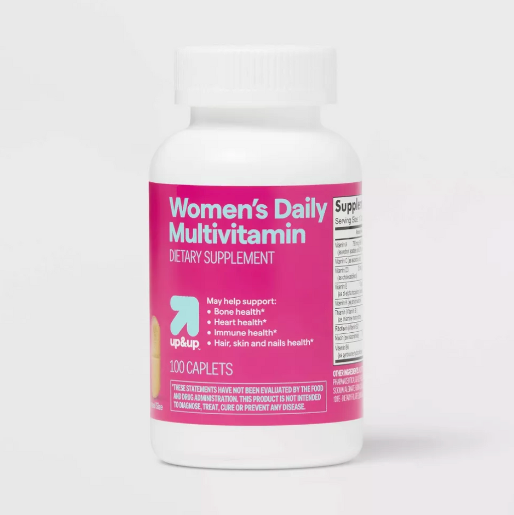 WOMEN'S DAILY MULTIVITAMIN DIETARY SUPPLEMENT TABLETS 100CT