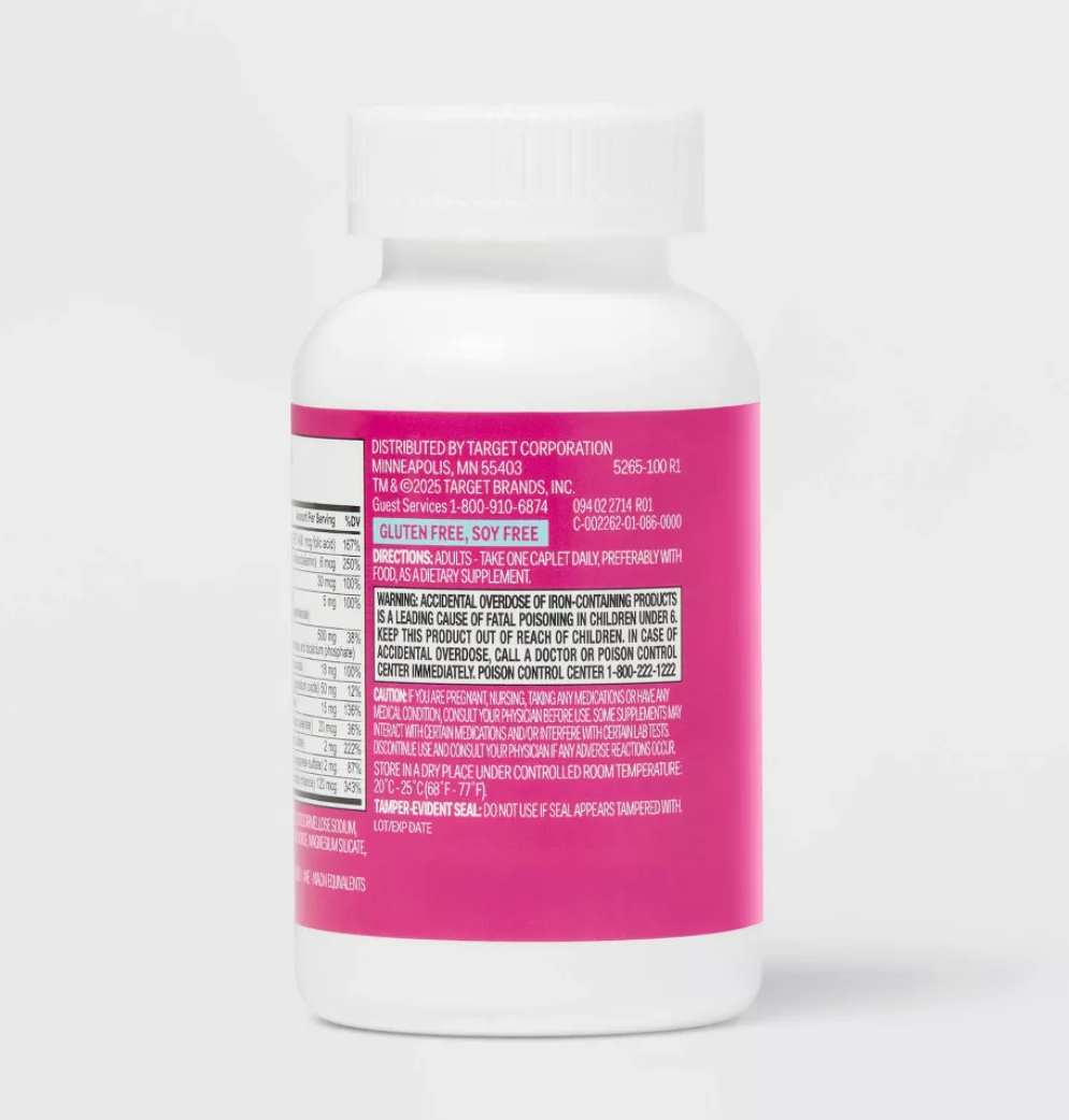 WOMEN'S DAILY MULTIVITAMIN DIETARY SUPPLEMENT 100 TABLETS