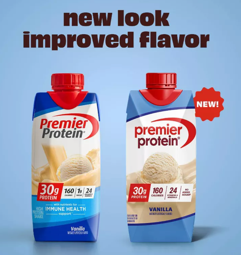Premier Protein Nutritional Shake Vanilla Non-Caffeinated Whey Protein - 11 fl oz/4pk: Keto Certified, Gluten-Free, Ready to Drink