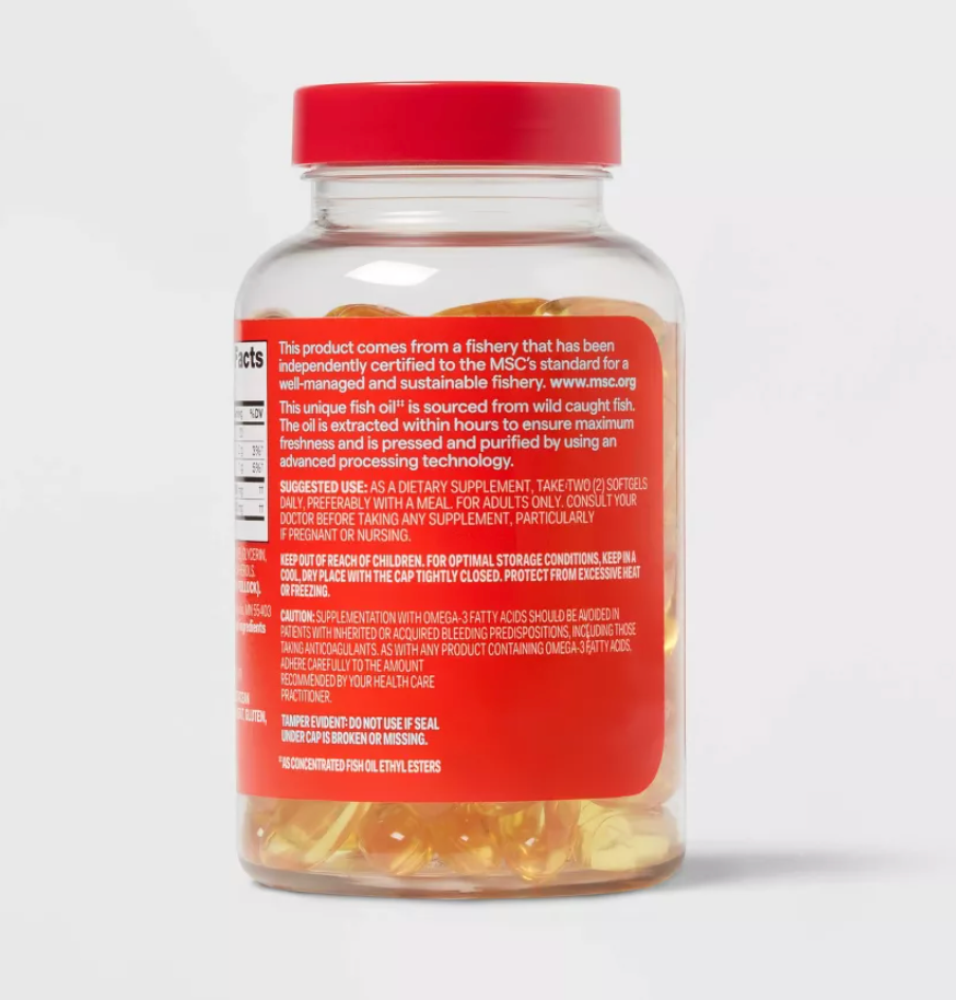 FISH OIL SOFTGELS 1000MG 100CT