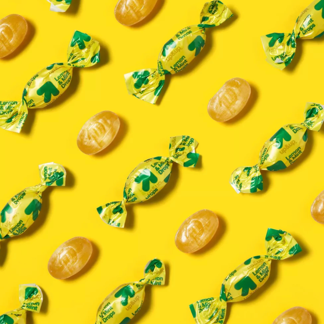 SUGAR FREE LEMON MINT HERB DROPS 45 DROPS