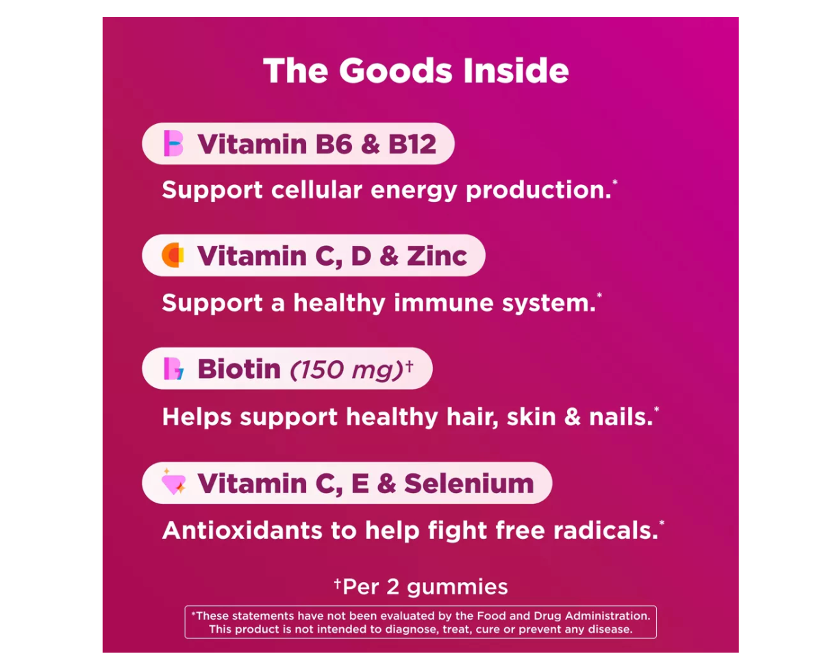 OLLY WOMEN'S MULTIVITAMIN GUMMIES 90 GUMMIES