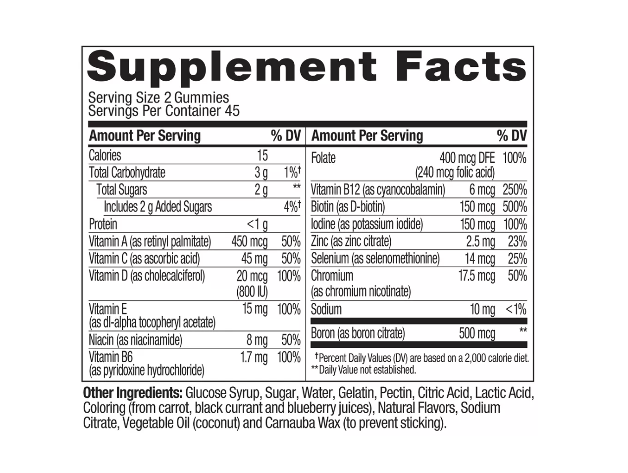 OLLY WOMEN'S MULTIVITAMIN GUMMIES 90 GUMMIES