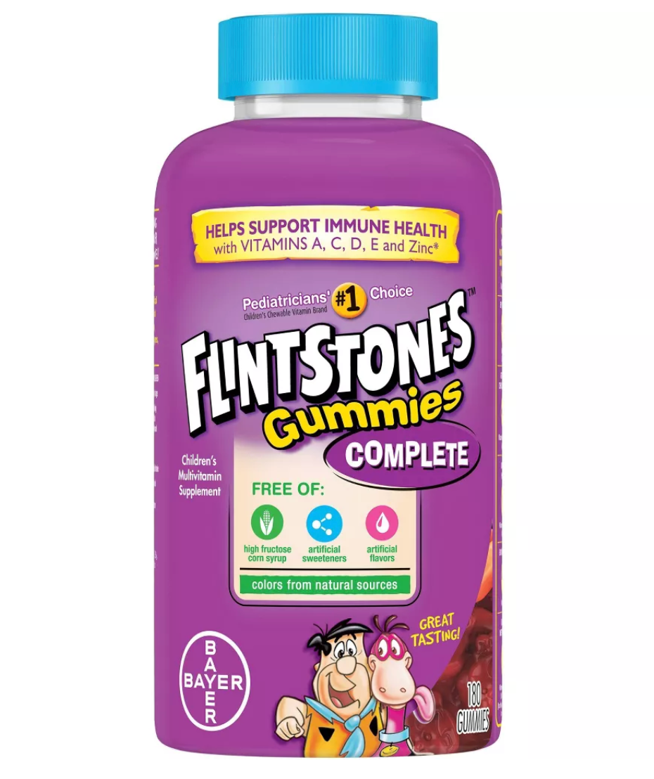 THE FLINTSTONES COMPLETE 180 GUMMIES