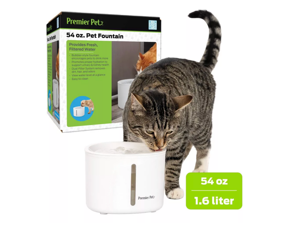PREMIER PET 54 OZ DOG AND AND CAT AUTOATED FOUNTAIN