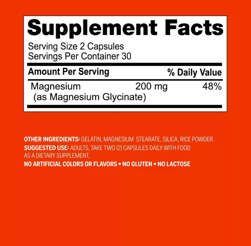 MAGNESIUM GLYCINATE DIETARY SUPPLEMENTS  - UP&UP™