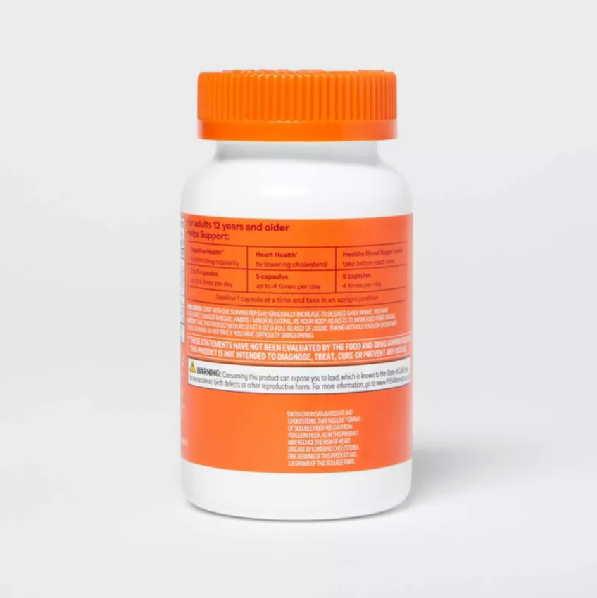 PSYLLIUM FIBER SUPPLEMENT CAPSULES - UP&UP™