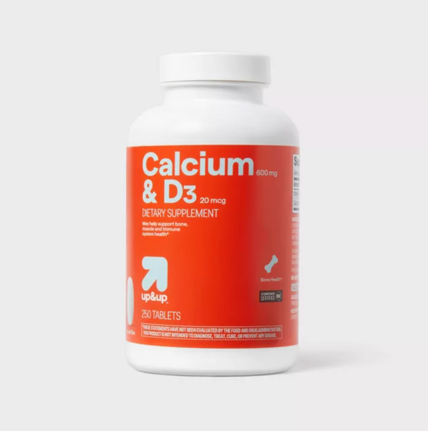 CALCIUM & VITAMIN D DIETARY SUPPLEMENT COATED TABLETS  UP&UP™