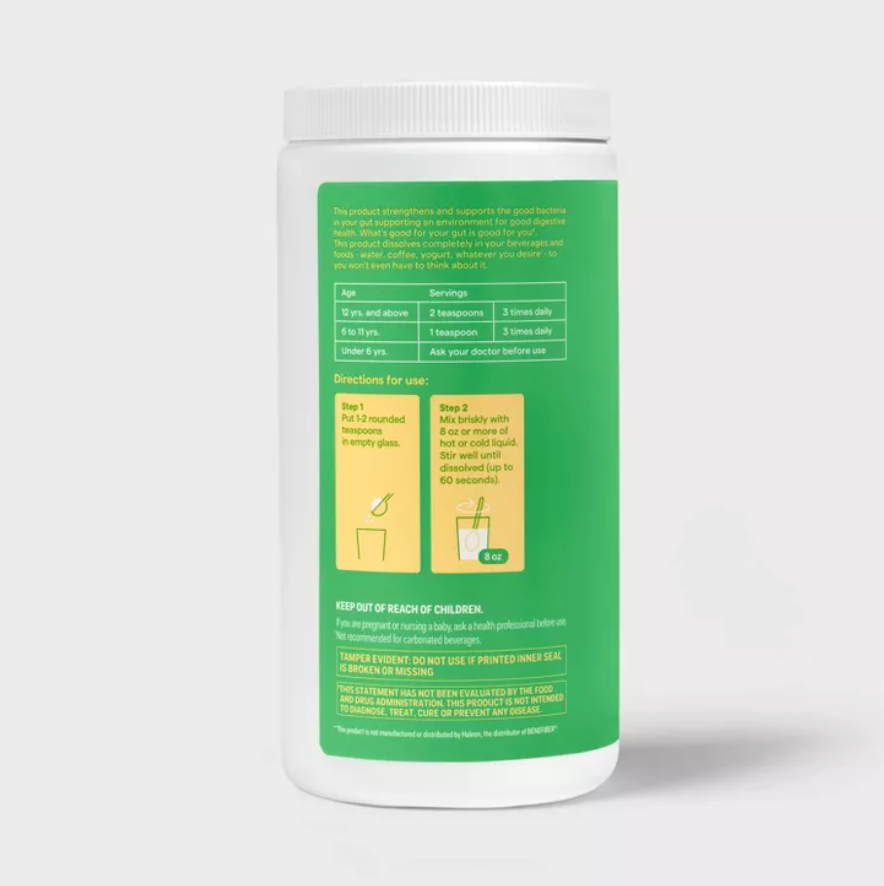CLEAR DISSOLVING FIBER SUPPLEMENT POWDER - 17.6OZ - UP&UP™