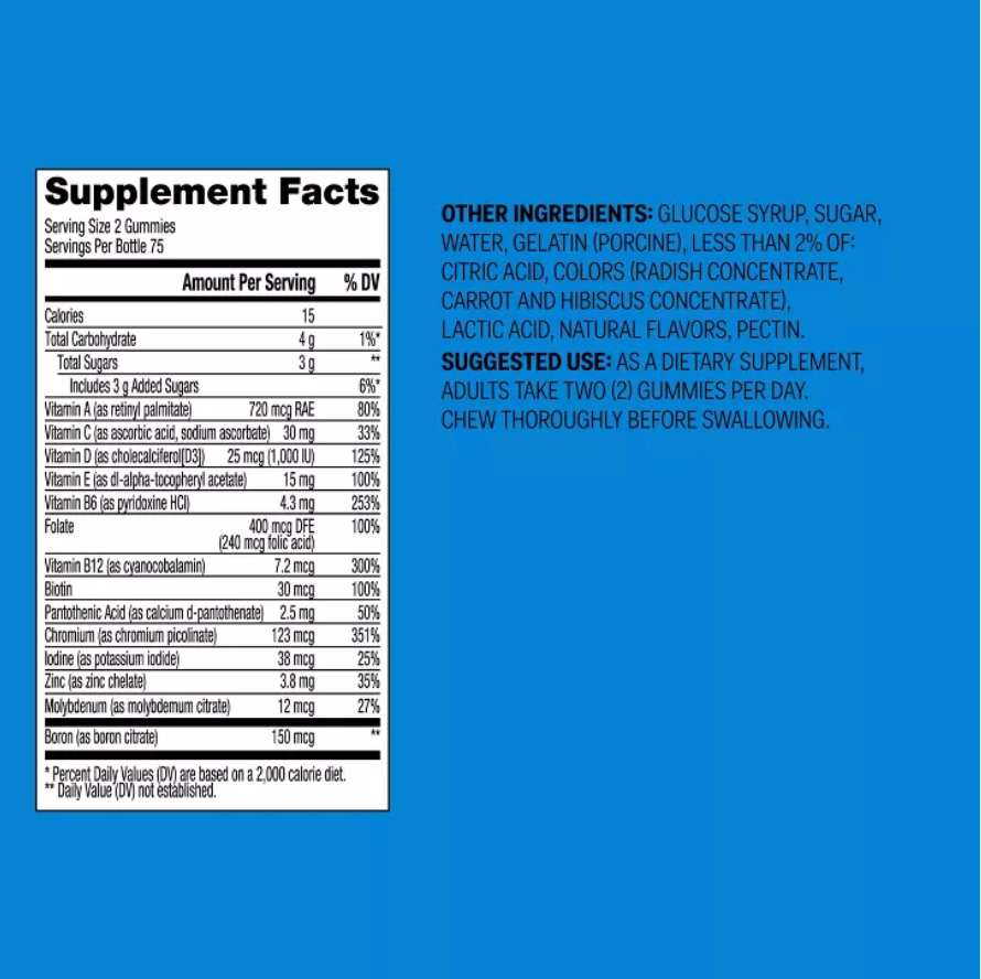 MEN'S MULTIVITAMIN GUMMIES- BERRY UP&UP™