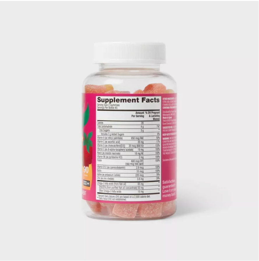 PRENATAL MULTIVITAMIN GUMMIES - FRUIT FLAVORS UP&UP™