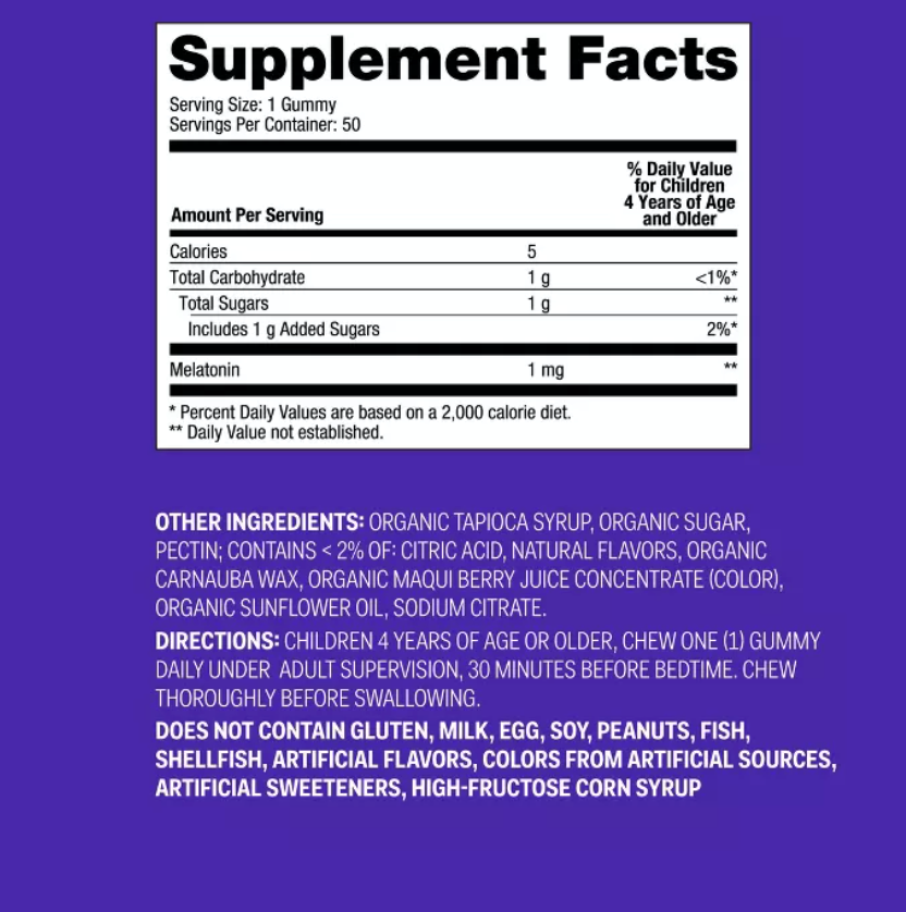 KIDS' MELATONIN GUMMIES - 1MG - - UP&UP™