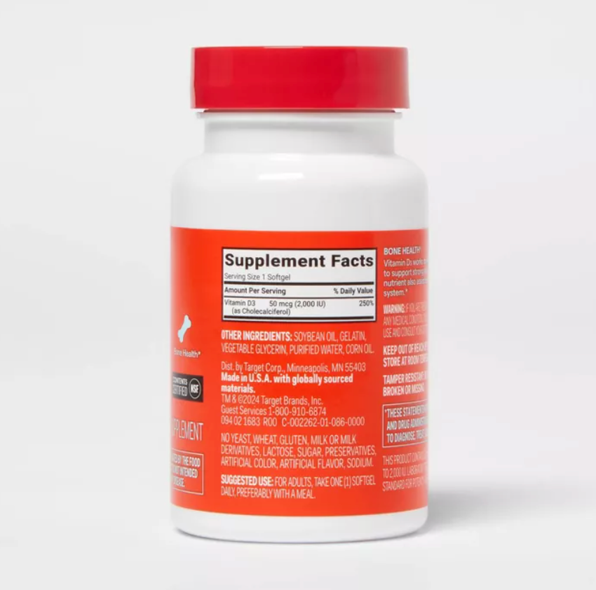 ZINC DIETARY SUPPLEMENT CAPLETS UP&UP™: 50MG ZINC, LACTOSE-FREE, NO SUGAR OR PRESERVATIVES, MINERAL FORMULA