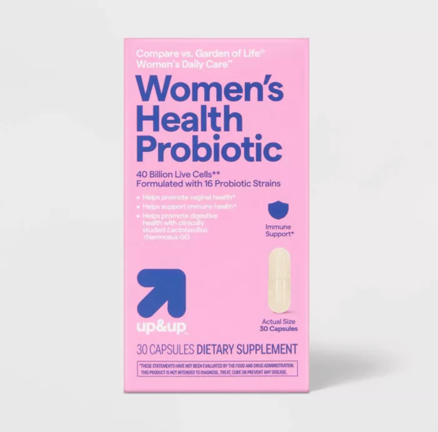 WOMEN'S OPTIMAL HEALTH PROBIOTIC FOR VAGINAL, IMMUNE AND DIGESTIVE SUPPORT CAPSULES  UP&UP™