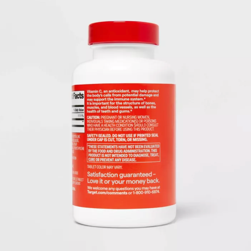 VITAMIN C W/ ROSE HIPS DIETARY SUPPLEMENT TABLETS  UP&UP™