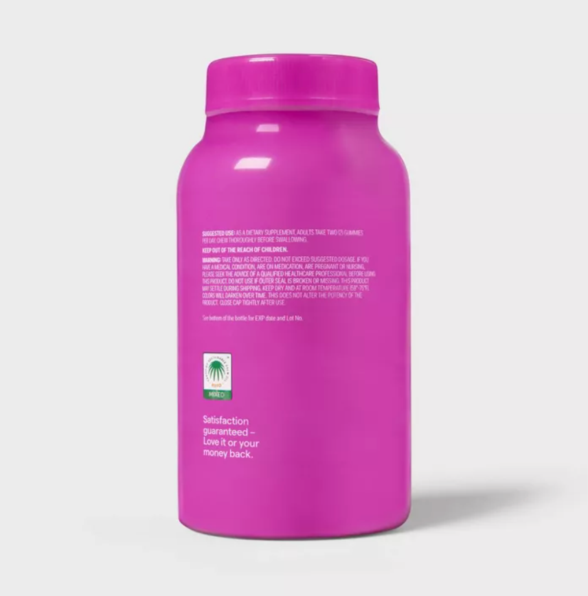 HAIR, SKIN, & NAIL SUPPLEMENT GUMMIES - STRAWBERRY  UP&UP™