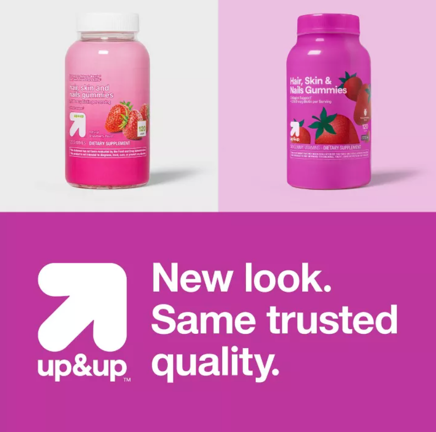 HAIR, SKIN, & NAIL SUPPLEMENT GUMMIES - STRAWBERRY  UP&UP™