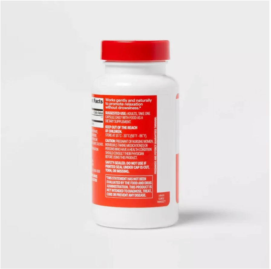 L-THEANINE 100MG CAPSULES  UP&UP™: VITAMINS, MULTIVITAMINS