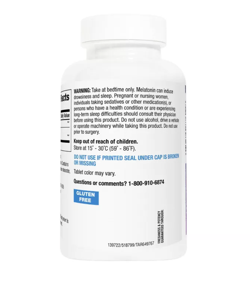 MELATONIN 10MG TABLETS  UP&UP™