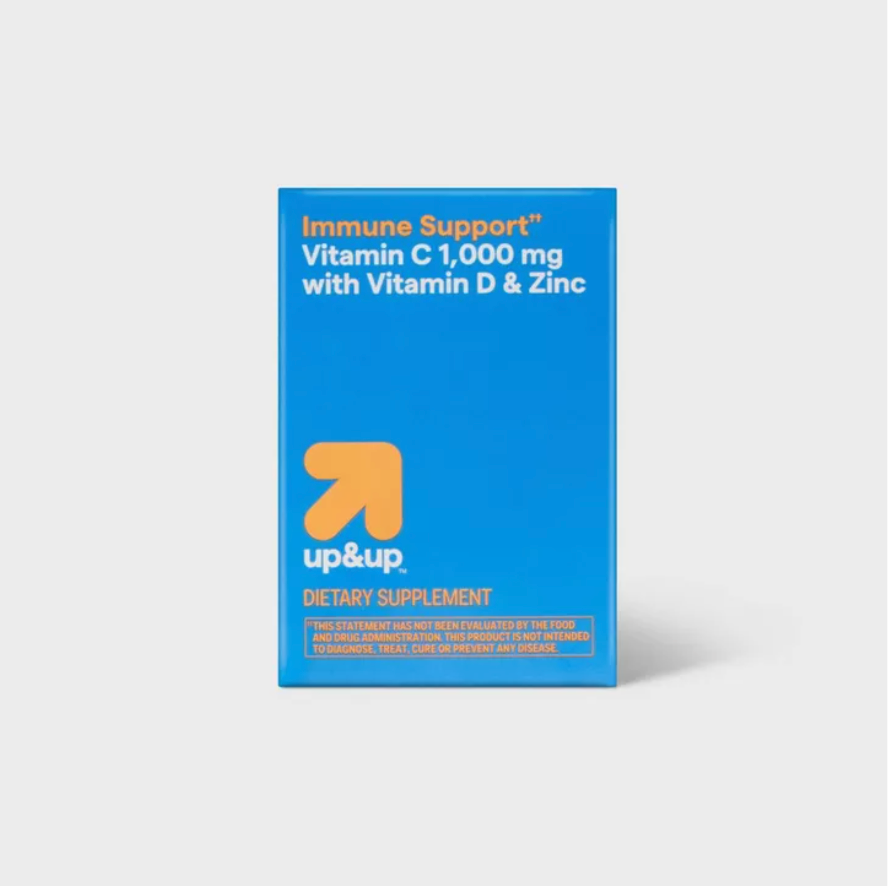 VITAMIN C + D IMMUNE SUPPORT POWDER - ORANGE  UP&UP™