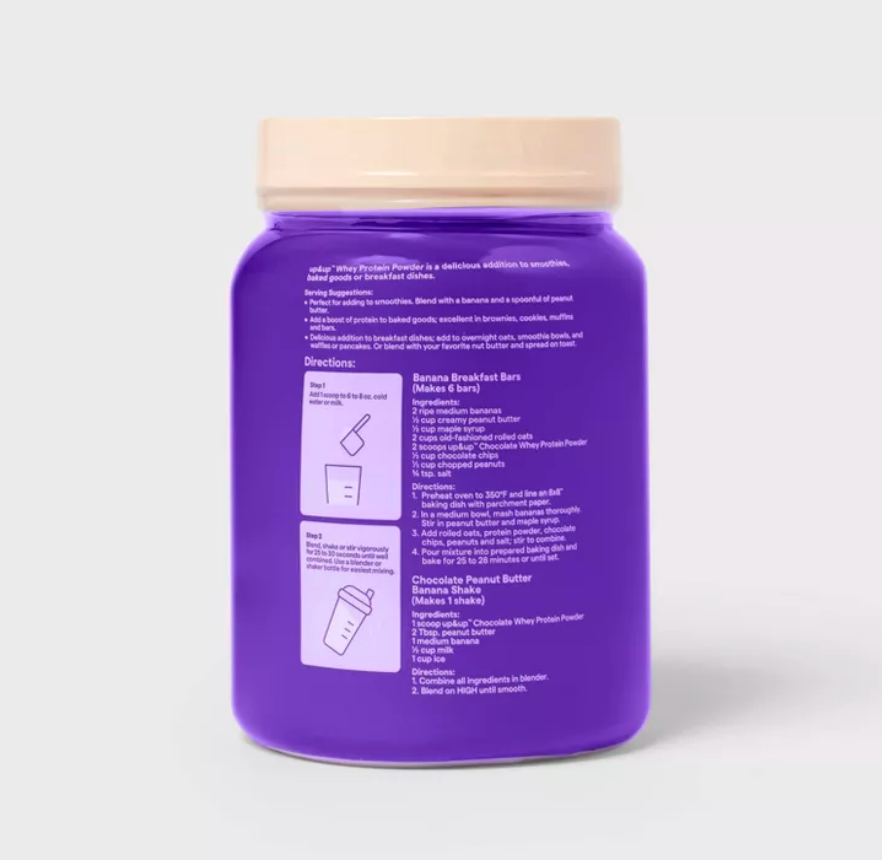 WHEY PROTEIN POWDER - CHOCOLATE - 32OZ - UP&UP™