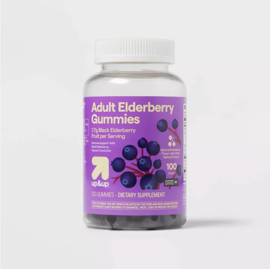 ADULT ELDERBERRY GUMMIES  UP&UP™: VITAMINS, MULTIVITAMINS