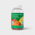 KIDS' VITAMIN C IMMUNE GUMMIES UP&UP™:  NO SYNTHETIC COLORS, NATURALLY FLAVORED, 120MG VITAMIN C