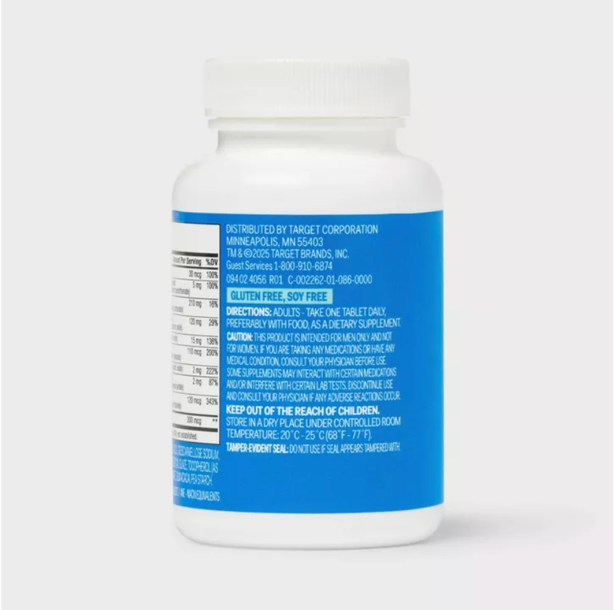 MEN'S DAILY MULTIVITAMINS TABLETS - 100CT - UP&UP™