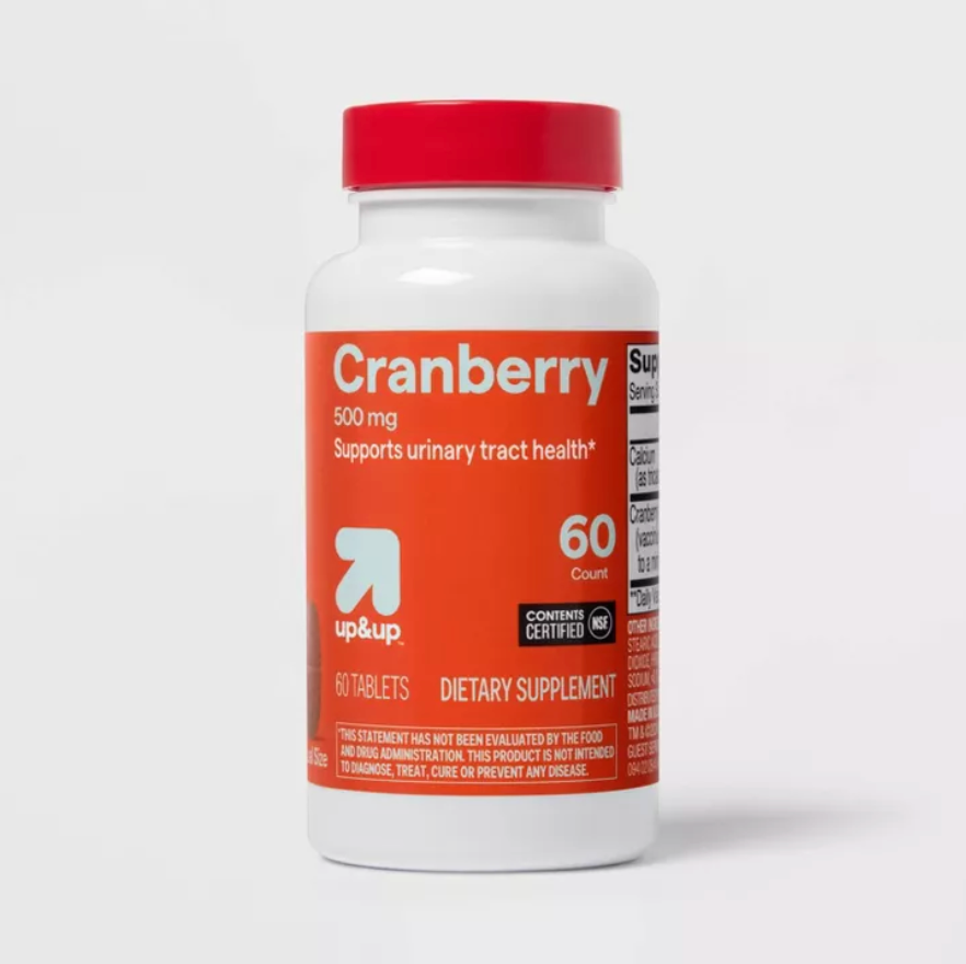 CRANBERRY DIETARY SUPPLEMENT TABLETS UP&UP™: 500MG PER SERVING
