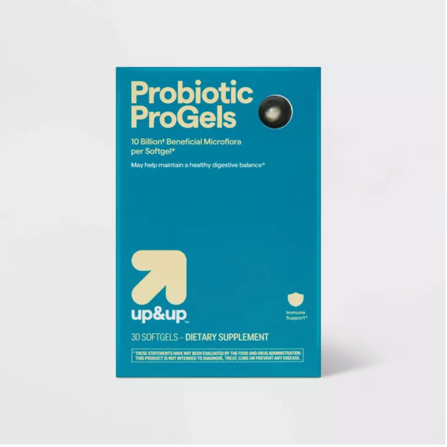 PROBIOTIC PROGELS DIETARY SUPPLEMENT SOFTGELS - 30CT - UP&UP™: 10 BILLION CFU, BACILLUS COAGULANS, GLUTEN-FREE, UNFLAVORED
