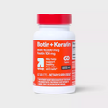 BIOTIN PLUS KERATIN CAPLETS DIETARY SUPPLEMENT TABLETS  UP&UP™