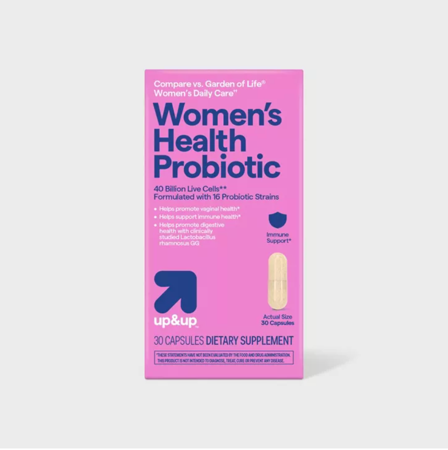 "WOMEN'S OPTIMAL HEALTH PROBIOTIC FOR VAGINAL IMMUNE AND DIGESTIVE SUPPORT CAPSULES UP&UP™ "