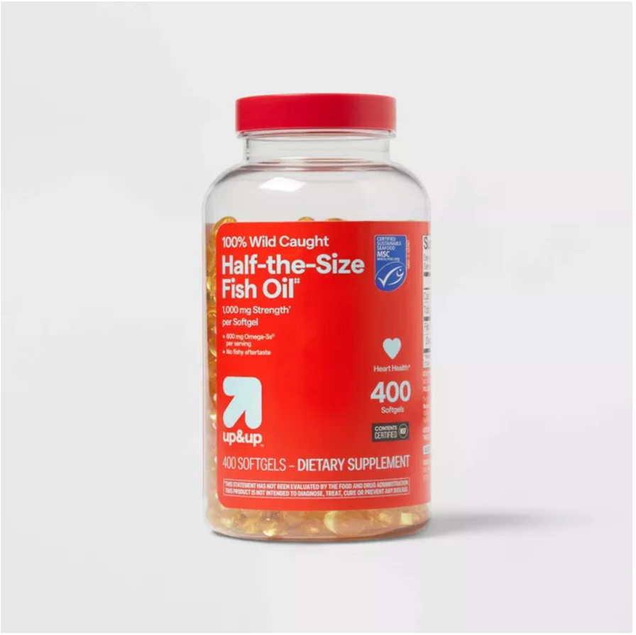 MSC FISH OIL SOFTGELS - 1000MG - 400CT - UP&UP™ 400 Capsulas Blanda