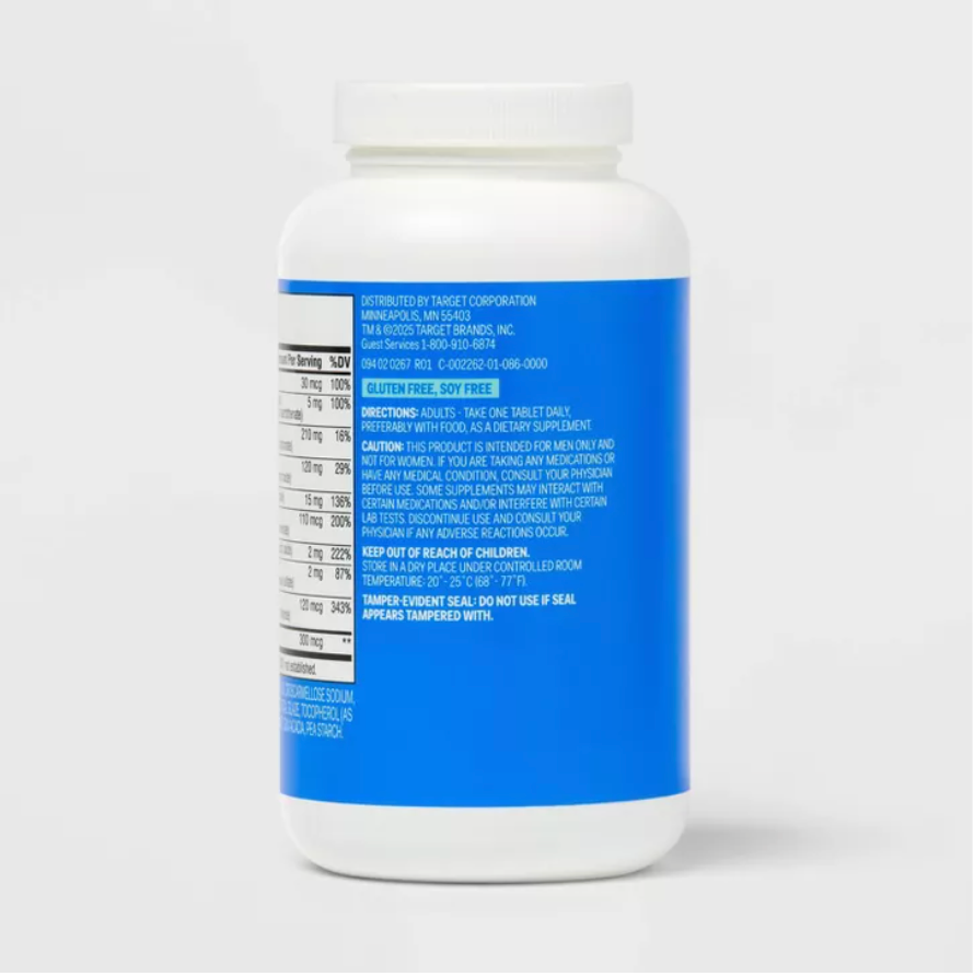MEN'S DAILY MULTIVITAMIN DIETARY SUPPLEMENT TABLETS UP&UP™