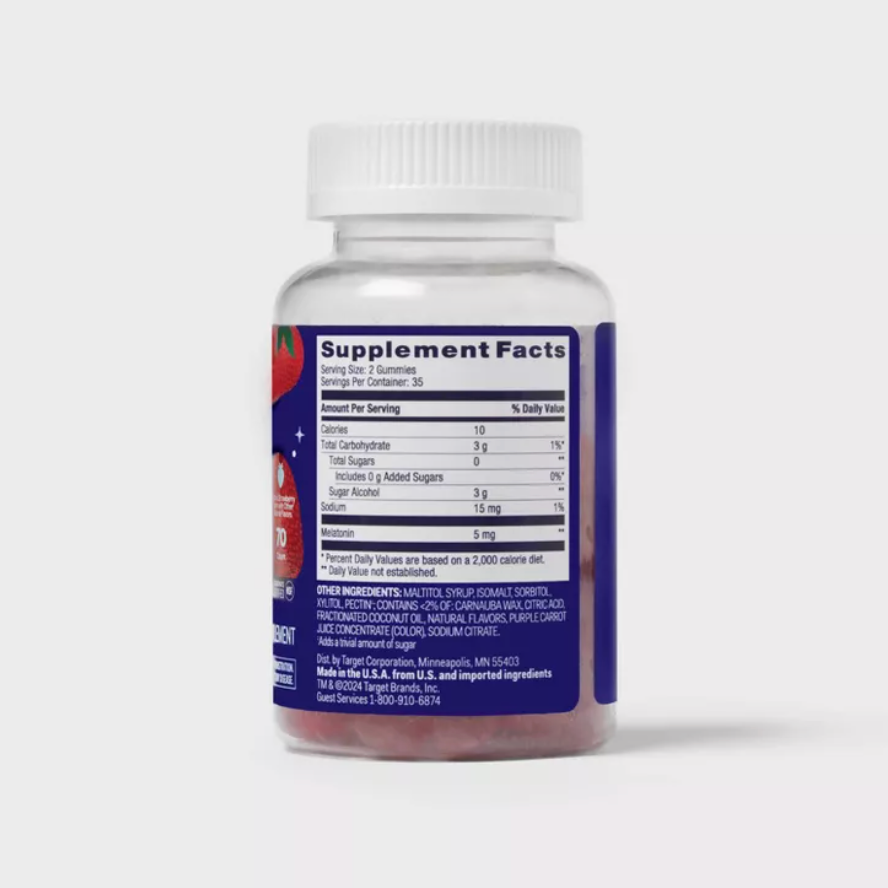 SUGAR FREE MELATONIN GUMMIES UP&UP™