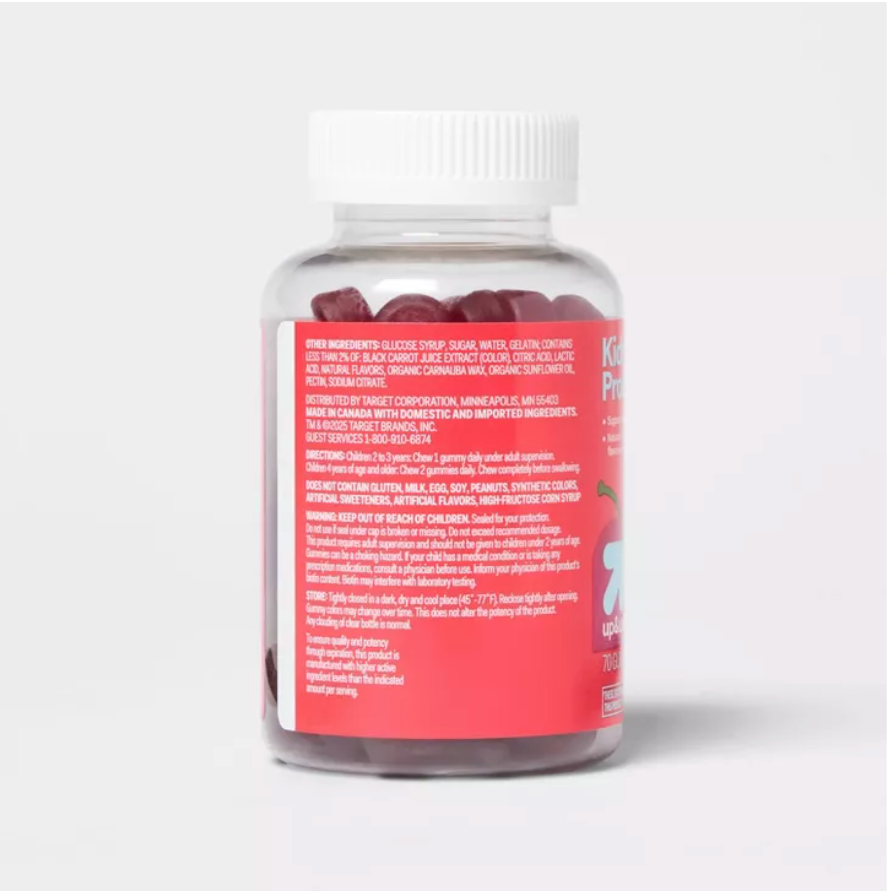 KIDS' MULTIVITAMIN + PROBIOTIC GUMMIES UP&UP™