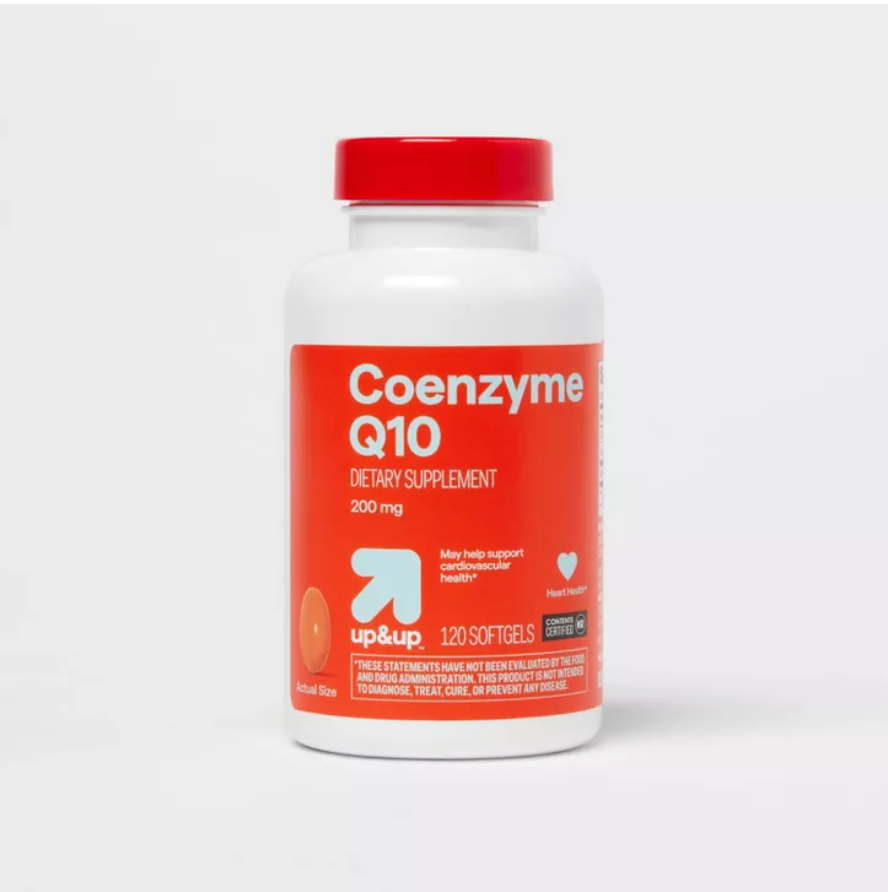 COENZYME Q10 200MG SUPPLEMENT SOFTGELS UP&UP™: SUGAR-FREE, GLUTEN-FREE, DAIRY-FREE