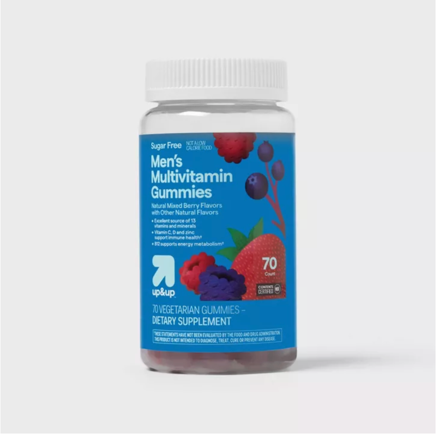 SUGAR FREE MEN'S MULTIVITAMIN GUMMIES UP&UP™