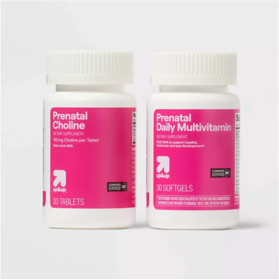 WOMEN'S DAILY PRENATAL COMBO PACK DIETARY SUPPLEMENT TABLETS & SOFTGELS UP&UP™: GLUTEN-FREE