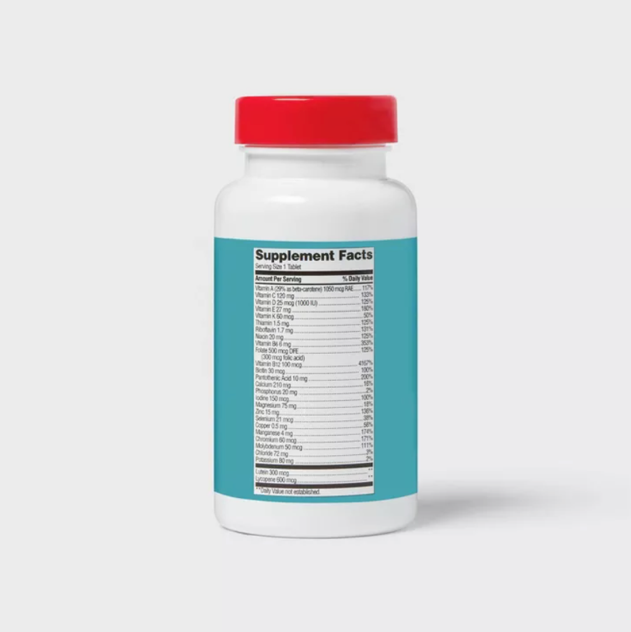MEN'S 50+ MULTI-VITAMIN TABLETS UP&UP™