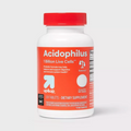 ACIDOPHILUS 1 BILLION ACTIVE CELLS PROBIOTIC TABLETS UP&UP™: GLUTEN-FREE, NO ARTIFICIAL COLORS OR FLAVORS, BACILLUS COAGULANS