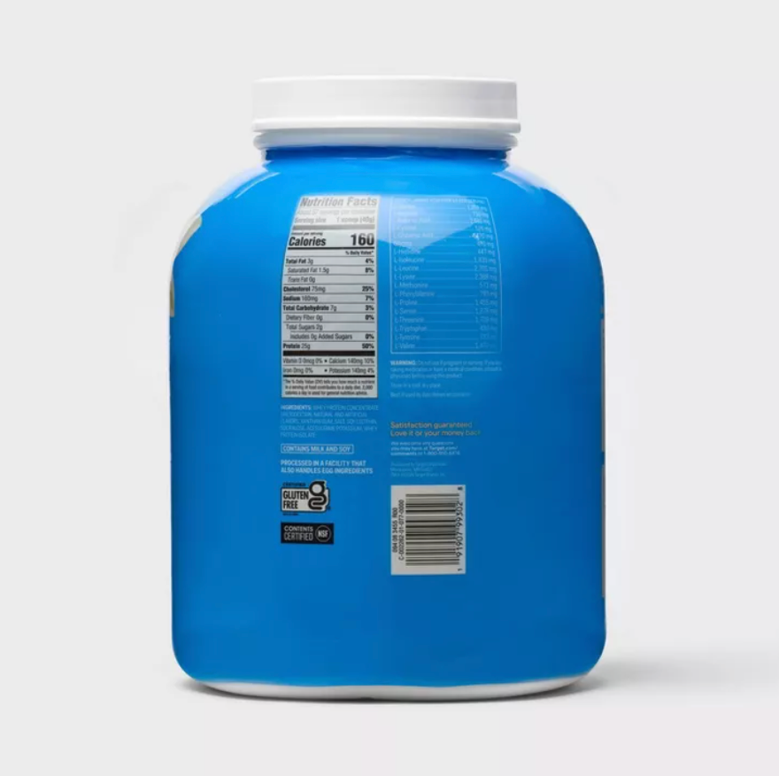 WHEY PROTEIN POWDER - VANILLA - 5LB - UP&UP™