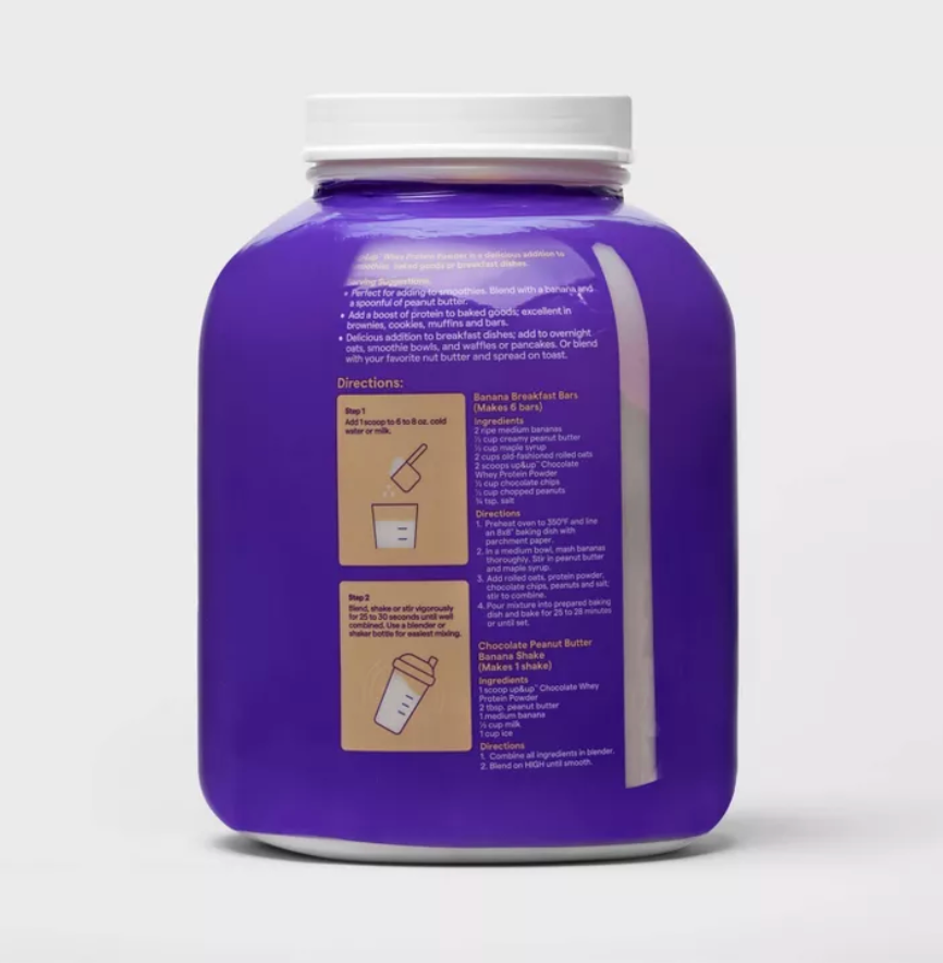 WHEY PROTEIN POWDER - CHOCOLATE - 5LB - UP&UP™