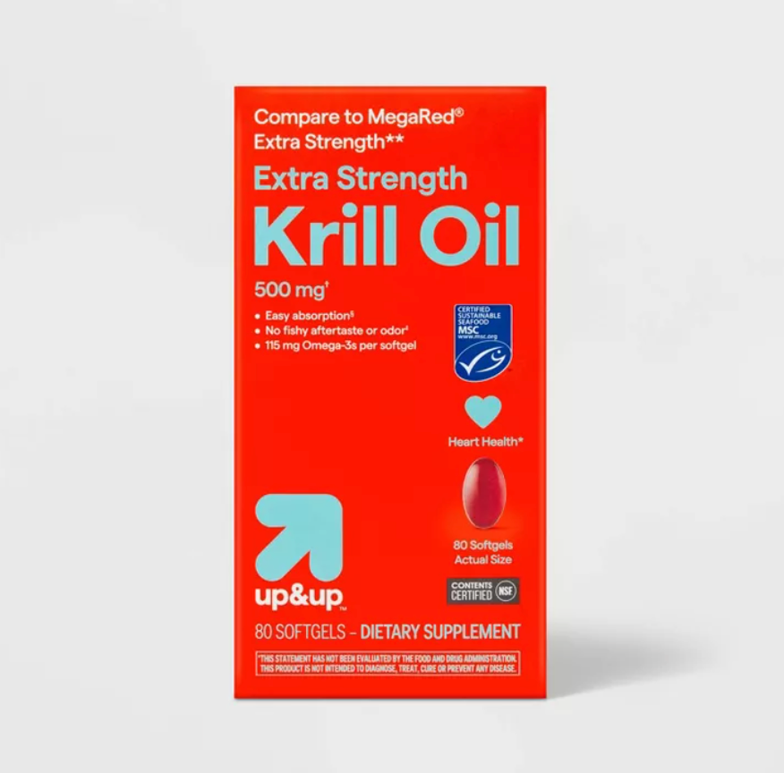 OMEGA-3 KRILL OIL EXTRA STRENGTH 500MG SOFTGELS  UP&UP™