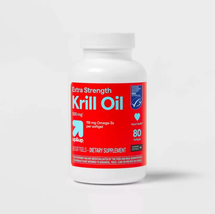OMEGA-3 KRILL OIL EXTRA STRENGTH 500MG SOFTGELS  UP&UP™
