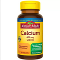 NATURE MADE CALCIUM 600 MG WITH VITAMIN D3 TABLETS, USP VERIFIED