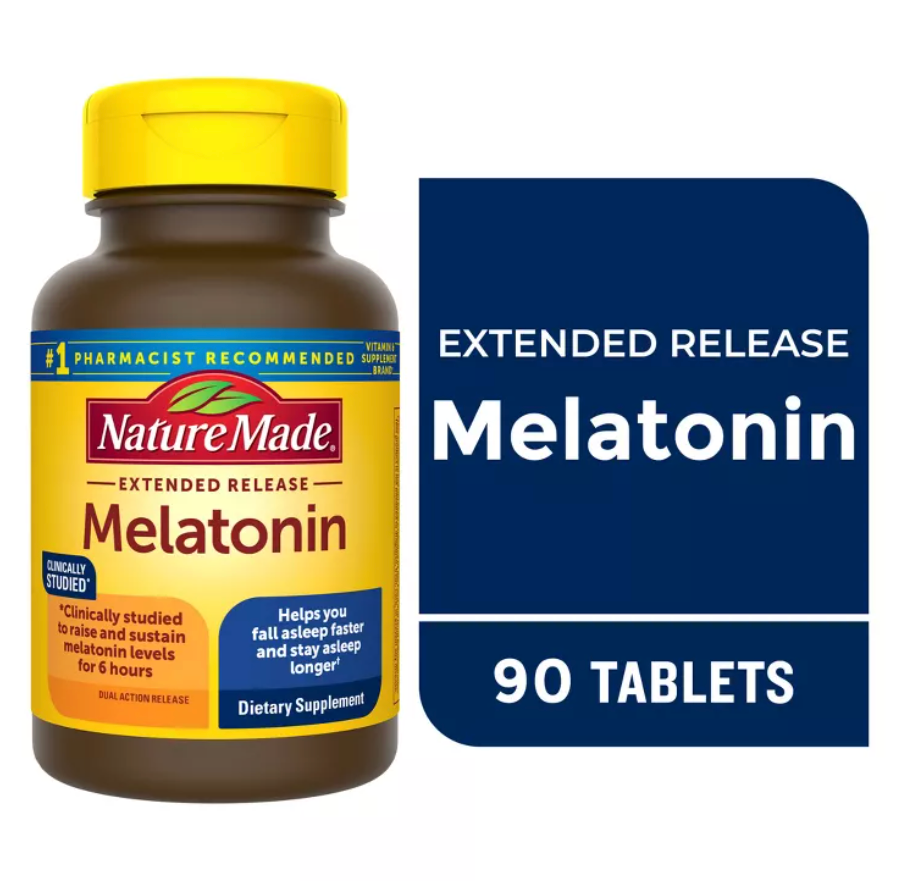 NATURE MADE MELATONIN 100% DRUG FREE SLEEP AID FOR ADULTS 4MG EXTENDED RELEASE TABLETS